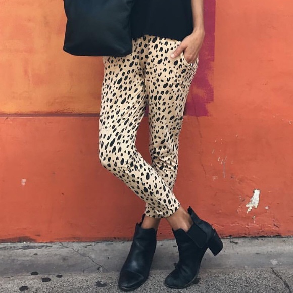 Fighting Eel Pants - FIGHTING EEL Leopard Print Pants